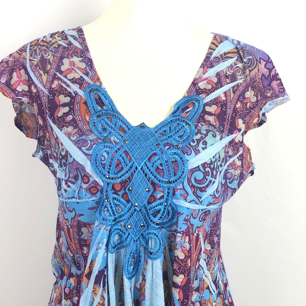 Unity World Wear L Top Sublimation Flutter Sleeve - Picture 2 of 8
